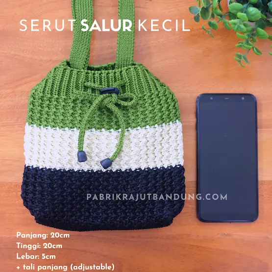merchandise tas rajut